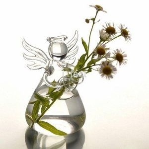 HANGING GLASS PLANT VASES